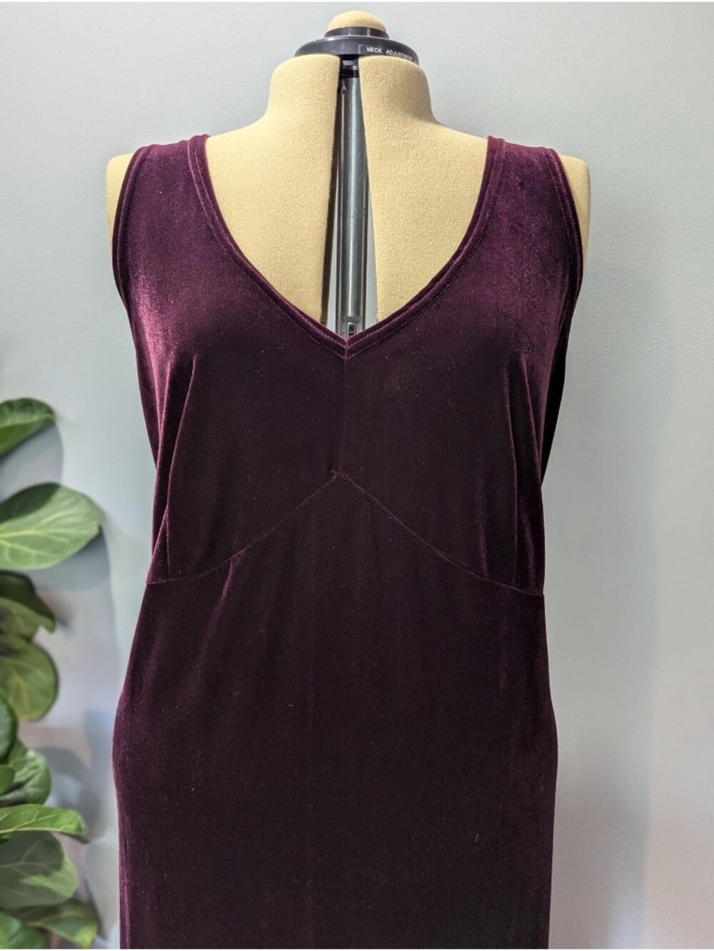 1980's/1990's Red Wine Velvet Gown - Women's Size XXXL/24